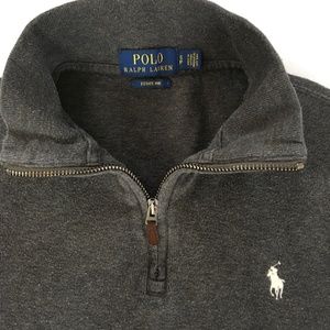 Polo RL Mens S 1/4 Zip Pullover